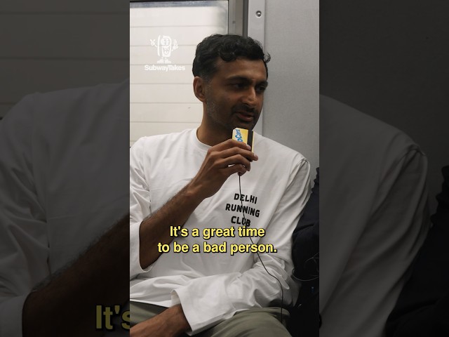 It's a great time to be a bad person!! Feat. Nimesh Patel #subwaytakes #interview #bad #nyc