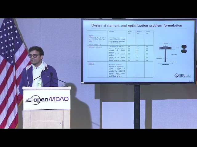 Optimization for Novel Offshore Systems - Kapil Khanal - OpenMDAO Workshop 2022