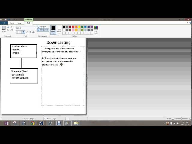 Downcasting