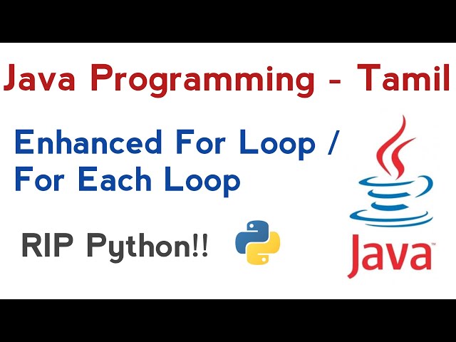 15)Enhanced for loop | For Each Loop | Java tutorial in Tamil | conquer victory