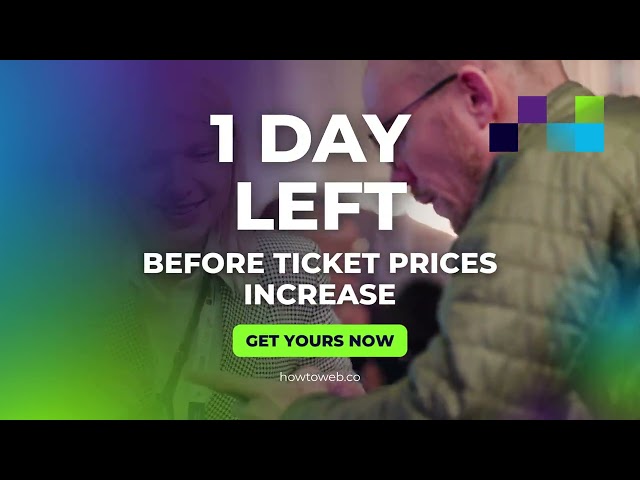 How to Web Conference 2026 | Last Day for Early Bird tickets