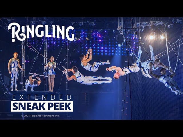 George Caceres and The Flying Caceres | Extended Sneak Peek Full Performance | Ringling