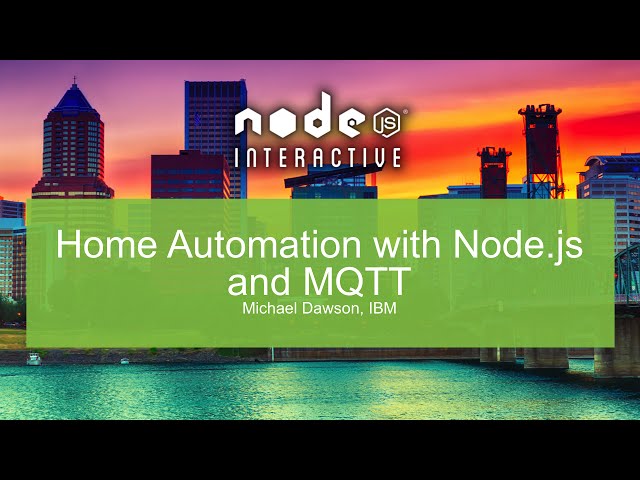 Home Automation with Node.js and MQTT