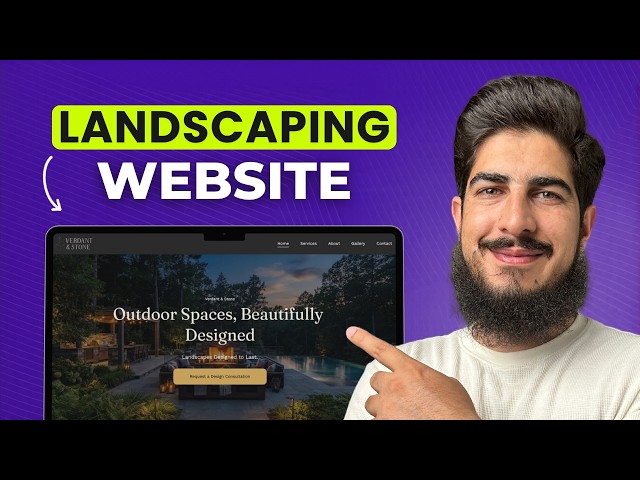 How To Create A Landscaping Website 2026 | Landscaping Business Website Design