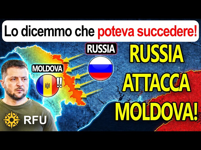 BREAKING: Russia is isolating the Moldovan border with a massive attack!