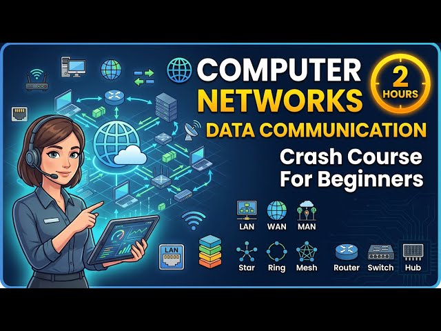 Data Communication & Computer Networks – Complete Crash Course 2026 | From Zero to Pro