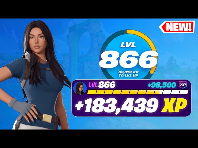 NEW *BEST* AFK NO TIMER Fortnite XP MAP How To LEVEL UP FAST in CHAPTER 7 SEASON 4 (Max Battle Pass)