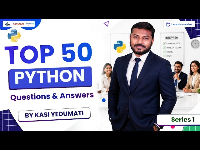 Top 50 Python Interview Questions & Answers (DREAM Framework)