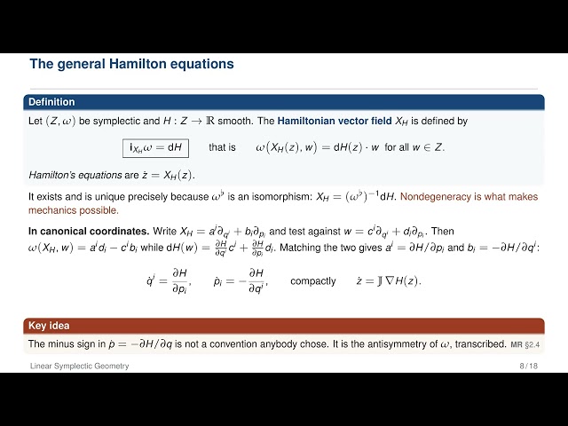 Geometric Physics I | Lecture 6: Linear Symplectic Geometry