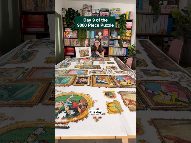 Day 9 of the 9000 piece Disney puzzle - the frames have defeated me for another day 😪