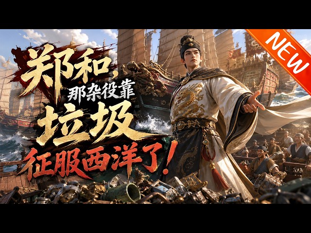 💥【新番上线】《郑和，那杂役靠垃圾征服西洋了！》第1~54集丨阿生沦为宝船杂役濒死，却靠铁锅菜刀化腐朽为神奇。一锅浓汤征服郑和船队，打脸众人，开启大明美食逆袭传奇。#斗破动漫 #逆袭 #动漫