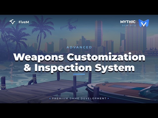Advanced Weapons Customization & Inspection System | FiveM Script | ESX/QB/QBOX