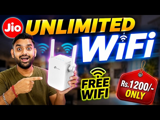 Unlimited Jio 5G WiFi at Home | TP-Link Extender Setup Explained | Cheapest WiFi Idea |