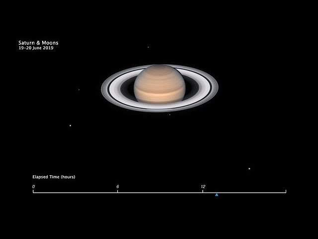 Animation of Saturn’s Moon
