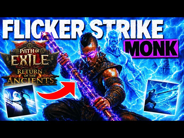 THIS FLICKER STRIKE BUILD IS INSANELY OP IN 0.5! POE 2 Monk Build 0.5 (NEW META)
