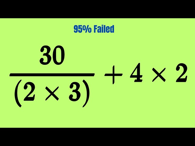 Only 1% Can Solve This Math Problem!