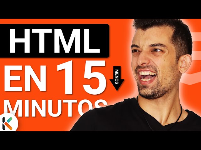📙 Aprende HTML en MENOS de 15 MINUTOS