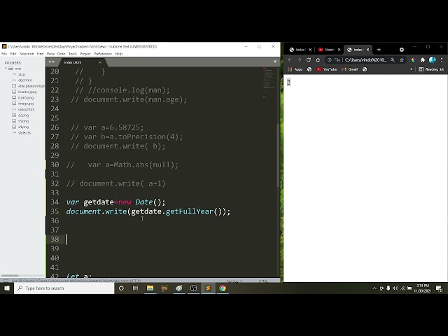 Date Method in Javascript