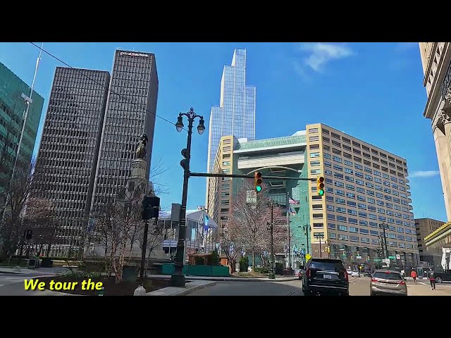 More April Downtown Detroit: COSM; Woodward Ave; Hudson's; 1133 Griswold; Cadillac Sq; Spirit Plaza.