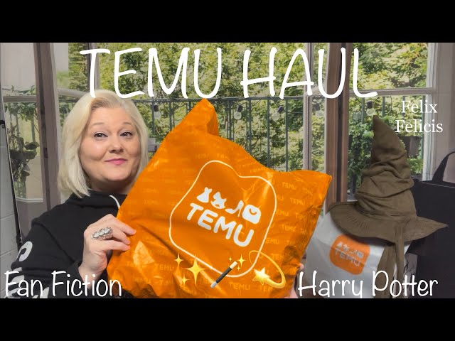 TEMU HAUL || FAN FICTION ~ HARRY POTTER & MORE! 💫🪄✨