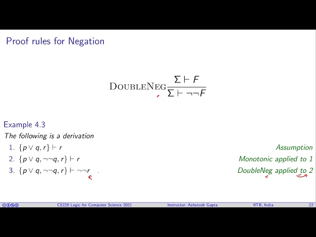 Lecture 04-1 Formal proof system for propositional logic