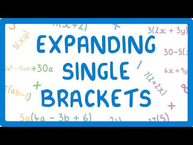 GCSE Maths - How to Expand Single Brackets (2026/27 exams)