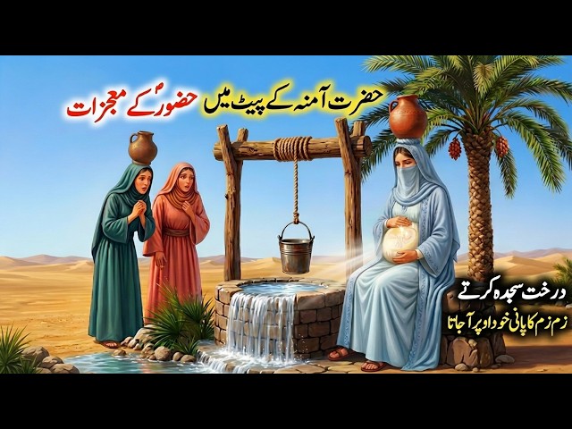 Hazrat Muhammad ﷺ ki Paidaish Ka Waqia | Hazrat Amina Ke Pet Mein Mojzat