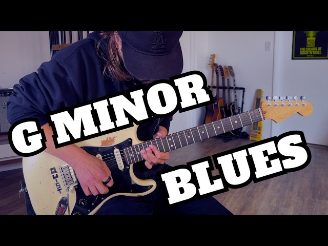 G Minor Blues Backing Track | Guitar Jam