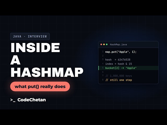 How Java HashMap ACTUALLY Works (Interview Favorite)