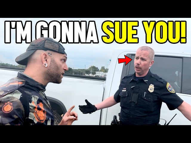 Cop Threatens The Wrong Guy and Totally EMBARRASSES Himself