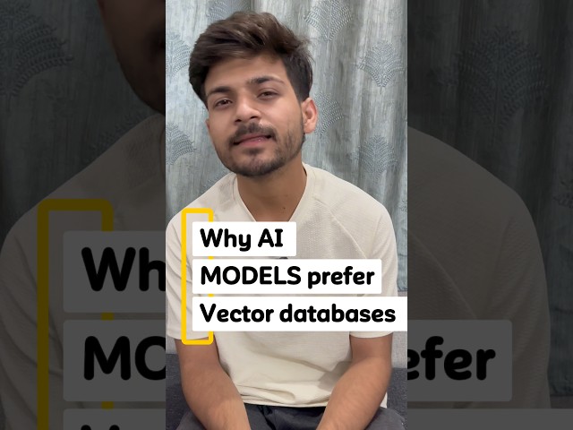 Why ChatGPT Hates SQL 🤯 (Vector Databases) #shorts