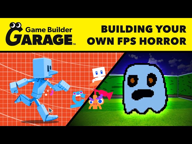Game Builder Garage - Making an FPS Horror Game! (Tutorial): Flashlight, Jumpscares & 3D Build Guide