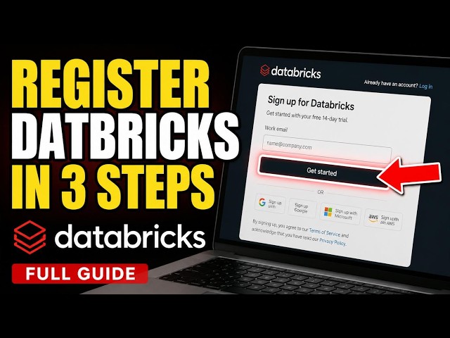How to register with Databricks for Lakehouse Data Engineering - Full Guide
