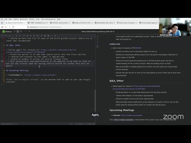 Node.js Build Working Group Tri-Weekly Meeting