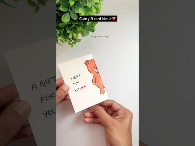 Handmade card for your loved ones | easy gift card ideas #diy #craft #handmade #giftideas #couple