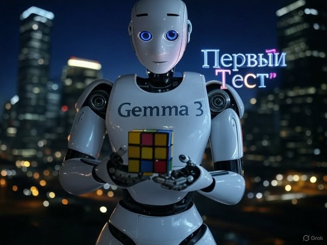 Gemma3 обзор и локальный тест!