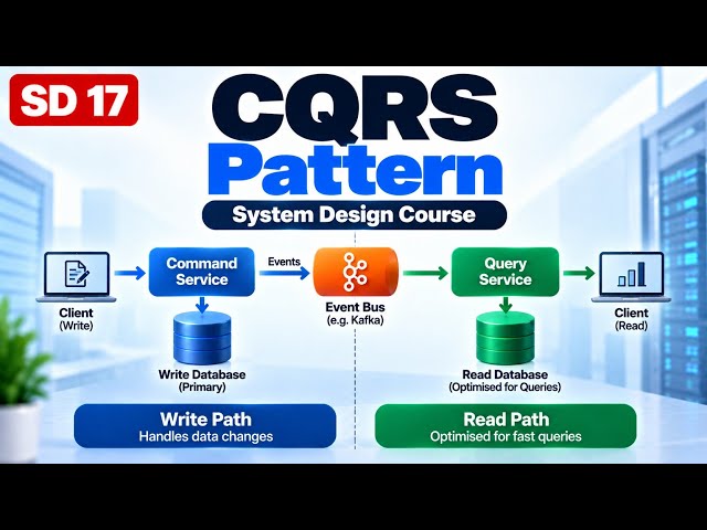 SD 17 | CQRS Pattern | System Design Course | Uplatz