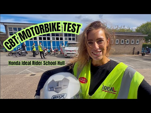 CBT Motorbike Test Vlog | Honda UK at Ideal Riding School Hull