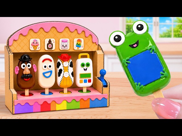 Mini Toy Story Ice Cream Creation🍦Lovely Chocolate Ice Cream Decorating😋Mini Cakes