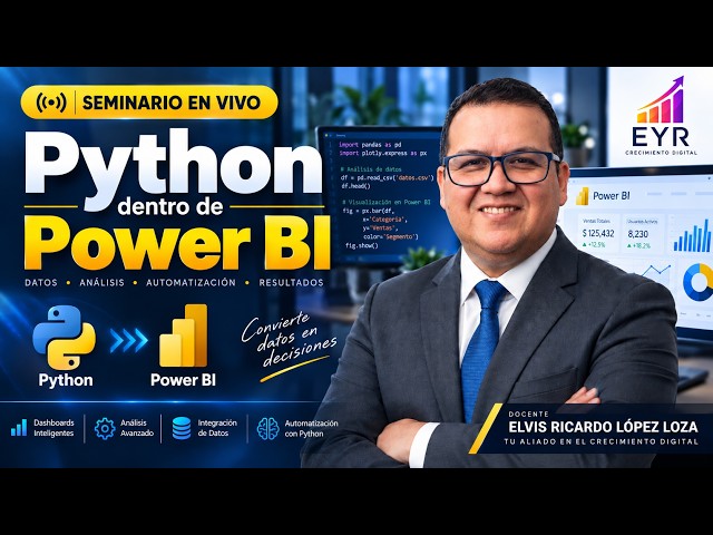 Python dentro de Power BI desde Cero | Gráficos, Análisis y Visualizaciones con Python