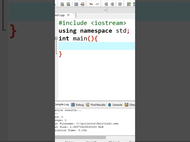 Print ‘Hello World’ in 1 Minute!"Explained!"---🔥#Coding #LearnProgramming #CPlusPlus#learntocode