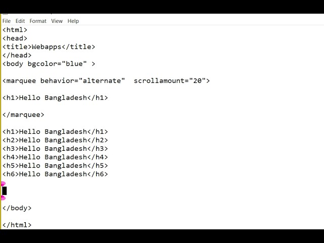 webpages with notepad