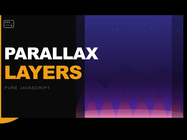 Build a Parallax Scrolling Effect — Pure JavaScript | @ScratchStart00