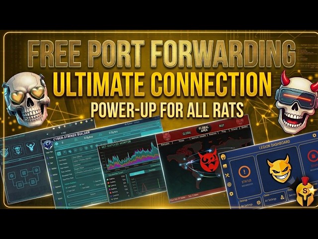 Free Port Forwarding Method For CRAXSRAT - G700 and EAGLESPY   Super Smooth Connection