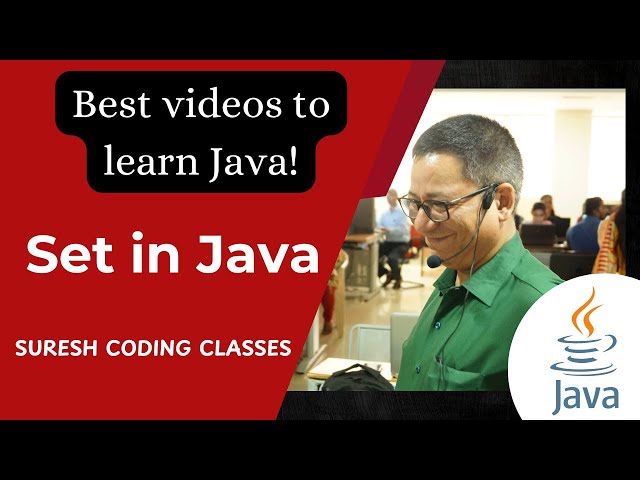 #38 Set in Java | Java series 2025