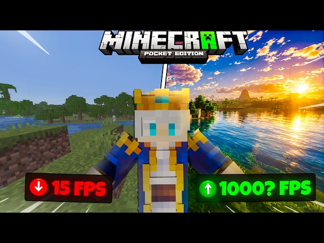 I Tried Getting 1000 FPS in Minecraft PE... 🔥