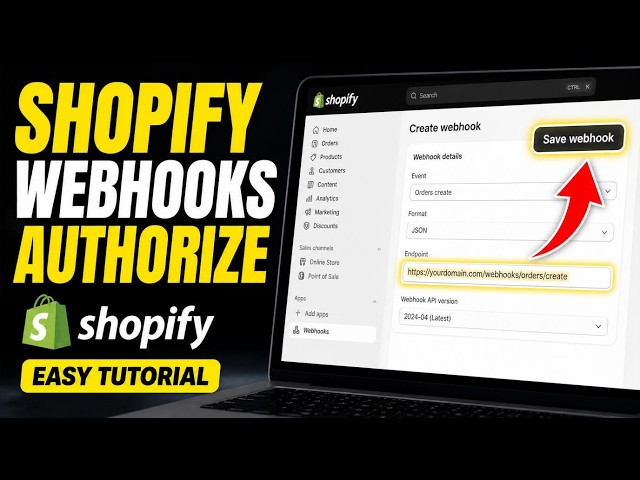 How to authorize with Shopify Webhooks authorization - Easy Tutorial