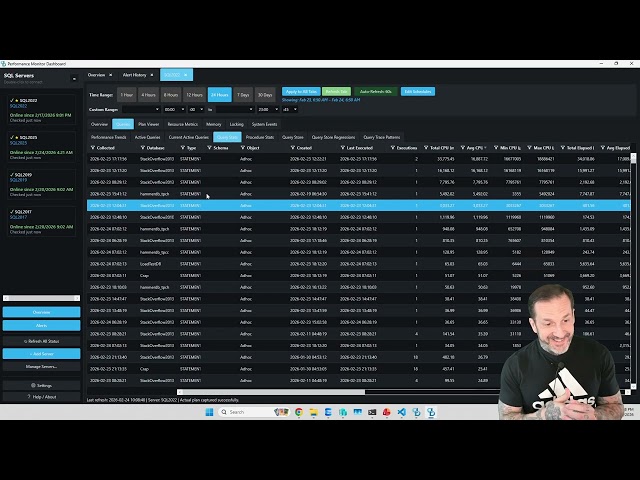 Free SQL Server Performance Monitoring: Dashboard Overview: Server Health, Query Plans, and More!