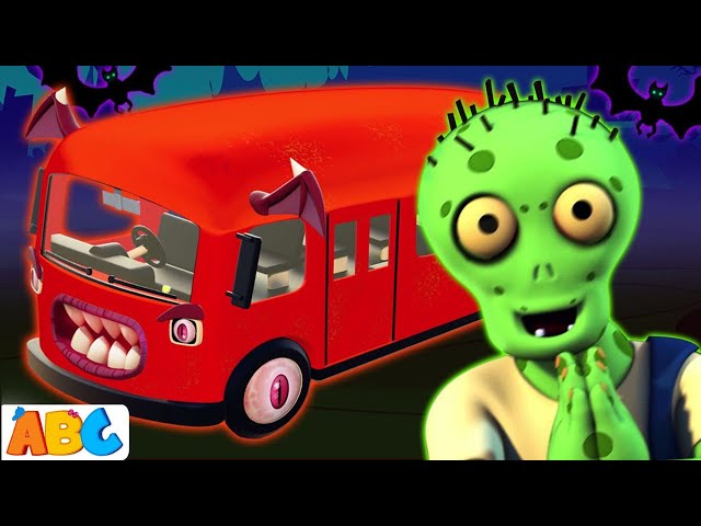 Spooky Wheels On The Bus | Halloween Spooky Songs @AllBabiesChannel