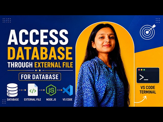 Access Database Through External File Using Node.js | MySQL + Node.js Tutorial | Lecture 31